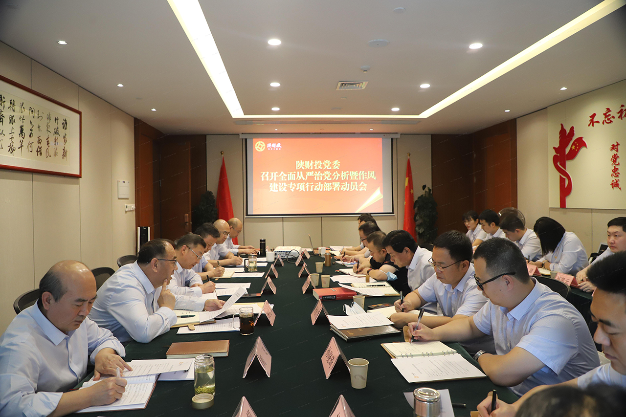 陜財投黨委召開(kāi)全面從嚴治黨分析暨作風(fēng)建設專(zhuān)項行動(dòng)部署動(dòng)員會(huì )